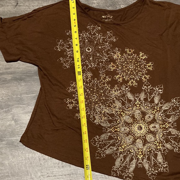 ⭐️LAST CHANCE⭐️ New Directions Weekend Asymmetrical Dress Shirt Size Large - Picture 5 of 6